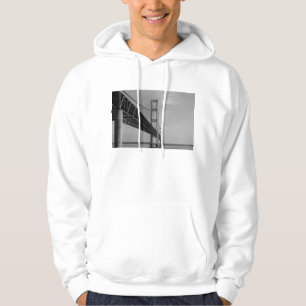 Veste À Capuche Le long des niveaux de gris du pont Mackinac