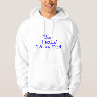 Veste À Capuche Le meilleur papa de Freakin jamais (bleu)