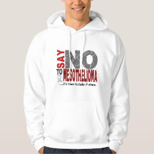 Veste À Capuche Le mèsothéliome INDIQUENT NON