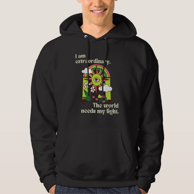 Veste À Capuche Le monde a besoin de ma conception de l'état d'esp (Devant)