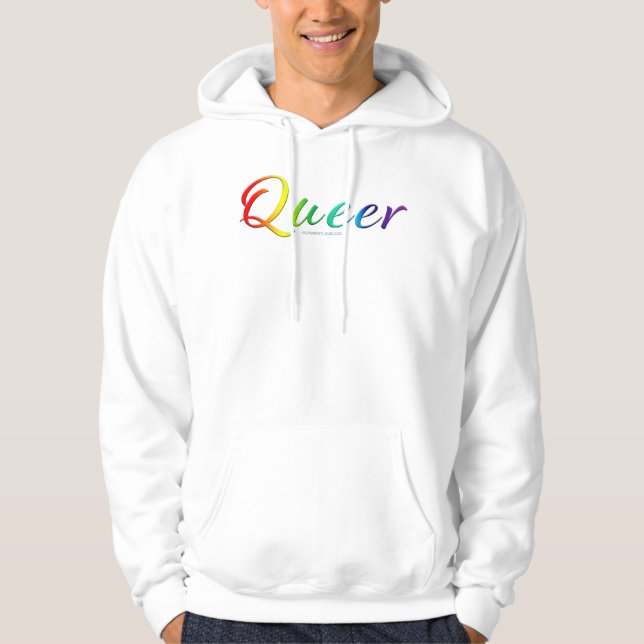 Veste À Capuche Le mot unique expressif et étrange de SlipperyJoe  (Devant)