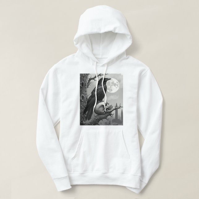 Veste À Capuche Le Perchoir du Corbeau (Design devant)
