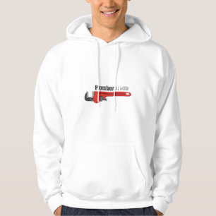 Veste À Capuche Le plombier au travail