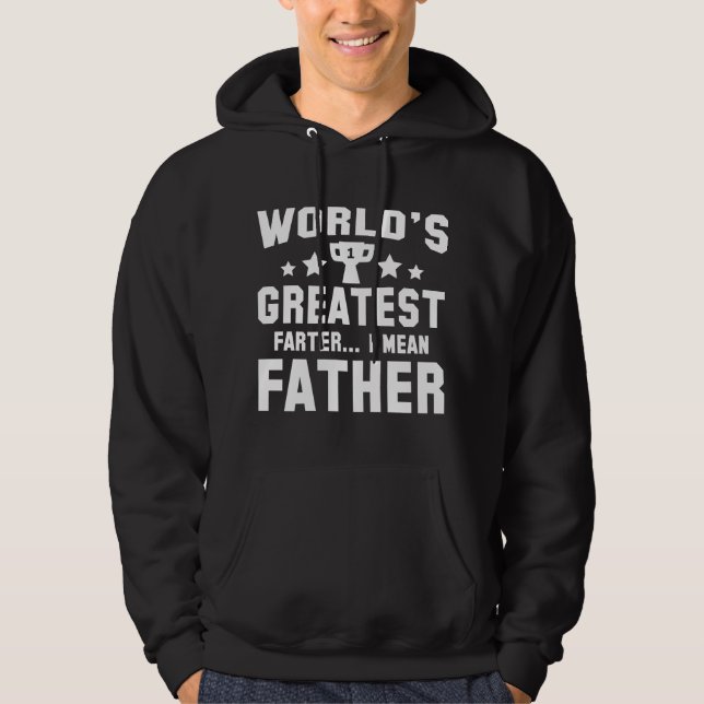 Veste À Capuche Le plus grand Farter du monde (Devant)