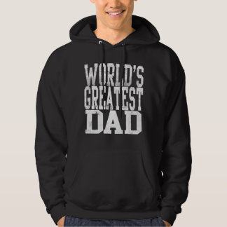 Veste À Capuche Le plus grand papa du monde, des lettres grand blo