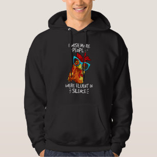 Veste À Capuche Le Poulet Souhaite Que Plus De Personnes Soient Fl