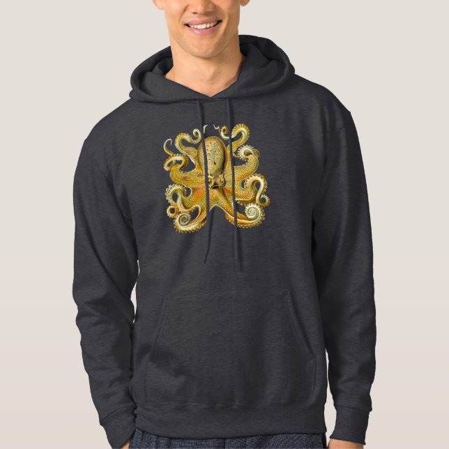 Veste À Capuche Le poulpe d'Ernst Haeckel (Devant)