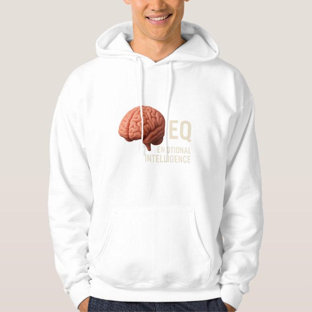 Veste À Capuche Le pouvoir de l'intelligence émotionnelle (Devant)