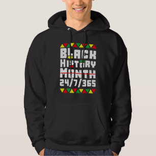 Veste À Capuche Le pyjama de l'histoire des Noirs célèbre le Mont 