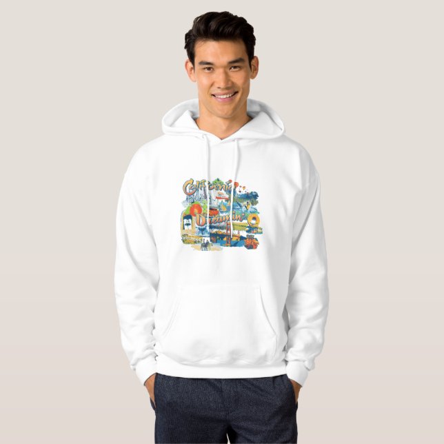 Veste À Capuche Le rêve de Californie (Devant entier)