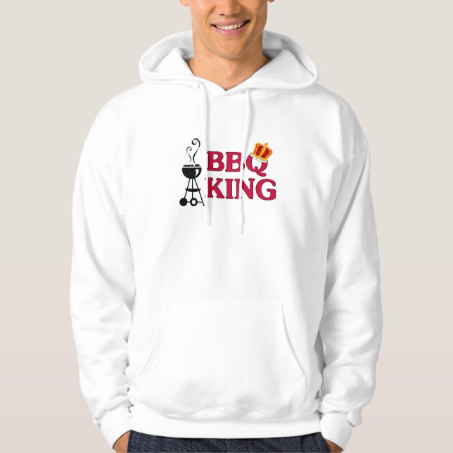 Veste À Capuche Le Roi Hoodie Sweatshirt de BBQ (Devant)