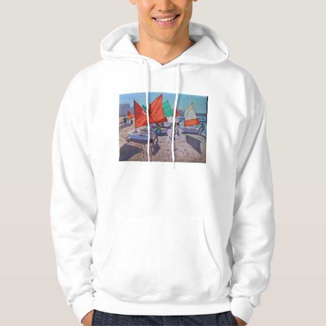 Veste À Capuche Le rouge navigue Royan France (Devant)