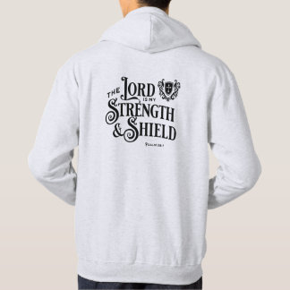 Veste À Capuche Le Seigneur est ma Force & Bouclier Royalty
