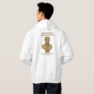Veste À Capuche Le silence construit le pouvoir – Pensez. Frappez.