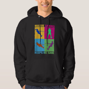 Veste À Capuche Le ski nautique me garde sain d'esprit femmes colo