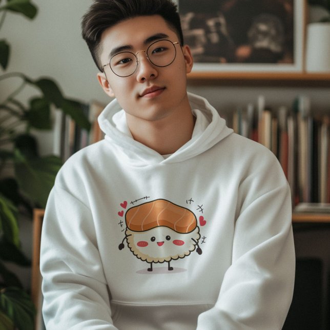 Veste À Capuche Le Sushi Est Ma Saint Valentin (Créateur téléchargé)