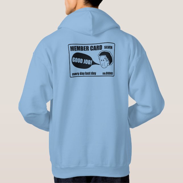 Veste À Capuche Le sweatshirt à capuchon de base des hommes (Dos)