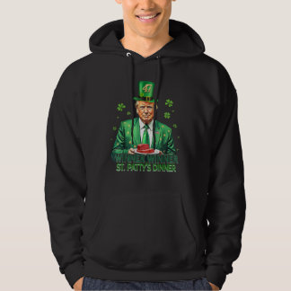 Veste À Capuche Le vainqueur du dîner St. Patty Trump Irish