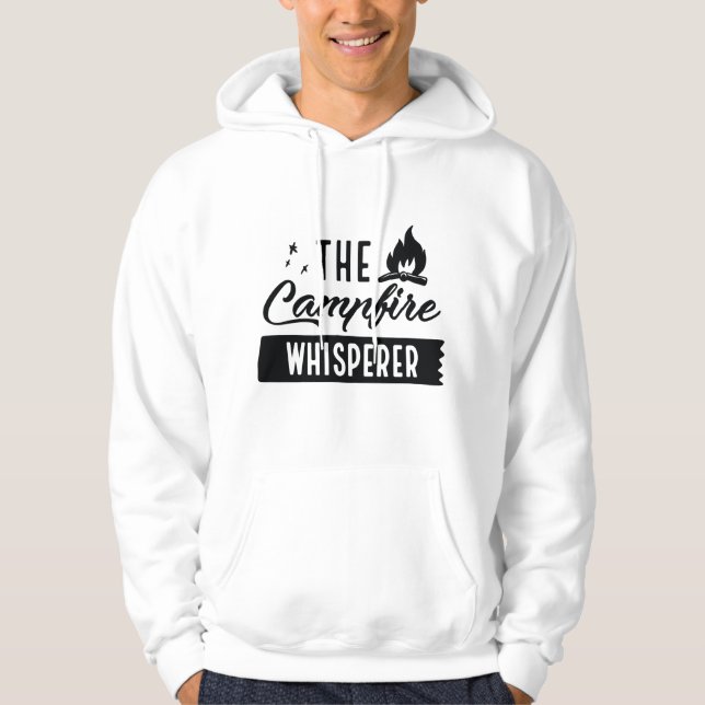 Veste À Capuche Le Whisperer du feu de camp (Devant)