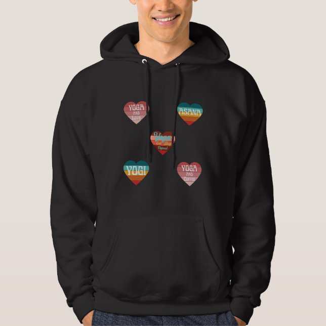 Veste À Capuche Le yoga est tout (Devant)