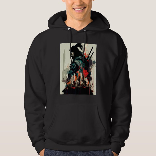 Veste À Capuche L'Écho du Guerrier (Devant)
