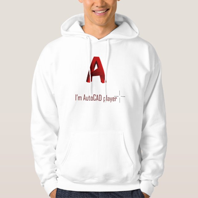 Veste À Capuche Lecteur AutoCAD (Devant)