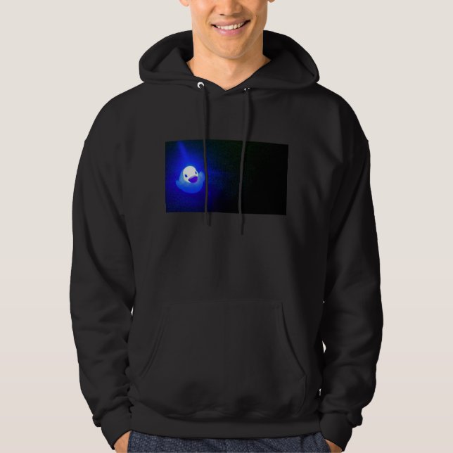Veste À Capuche LED bleue Duckie (Devant)