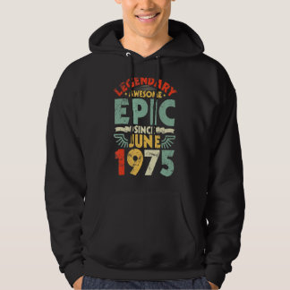 Veste À Capuche Légendaire Épopée stupéfiante depuis juin 1975 Ann