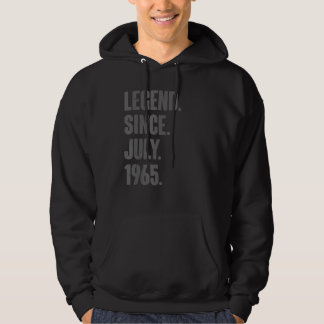 Veste À Capuche Légende depuis juillet 1965 57 Ans 57e Anniversair