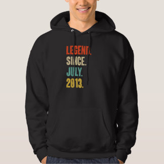 Veste À Capuche Légende depuis Juillet 2013 9 Année Ancien Cadeau 