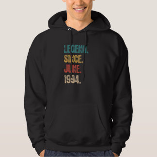 Veste À Capuche Légende depuis juin 1994 28 ans Anniversaire 28ème