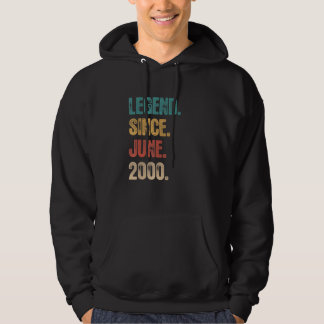 Veste À Capuche Légende depuis juin 2000 22 ans Anniversaire 22e o