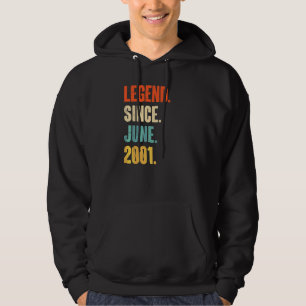 Veste À Capuche Légende depuis juin 2001 21 ans 21 ans