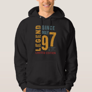 Veste À Capuche Légende Depuis Mai 1997 Pour 25 Ans 25e Naissance
