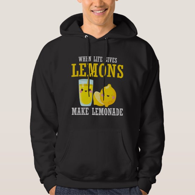 Veste À Capuche Lemonade Lover Children Fun Sour Citron Verre (Devant)