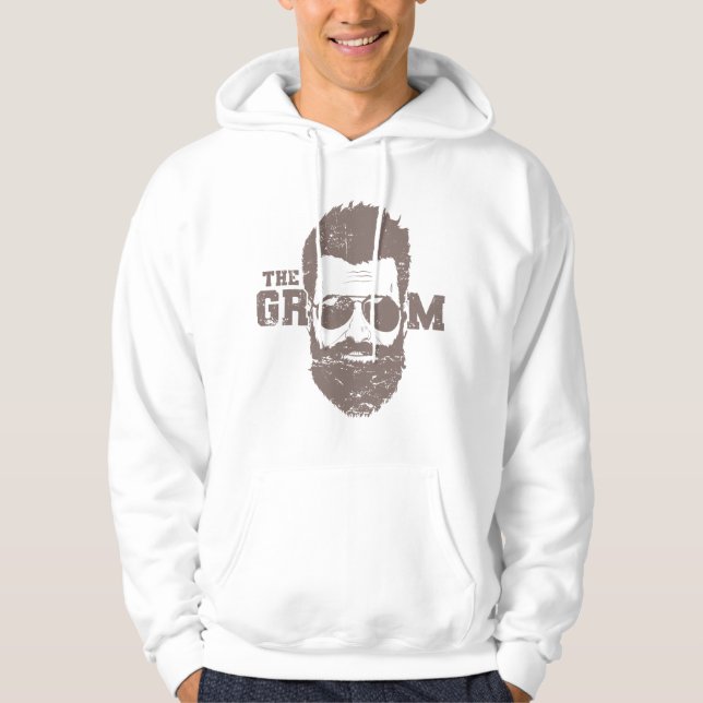 Veste À Capuche L'enterrement de vie de garçon (Devant)