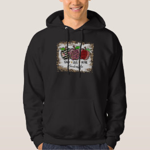 Veste À Capuche Leopard Enseigner L'Amour Inspirer La Vie De L'Ens