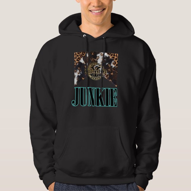 Veste À Capuche Leopard occidental Yellowstone Junkie (Devant)