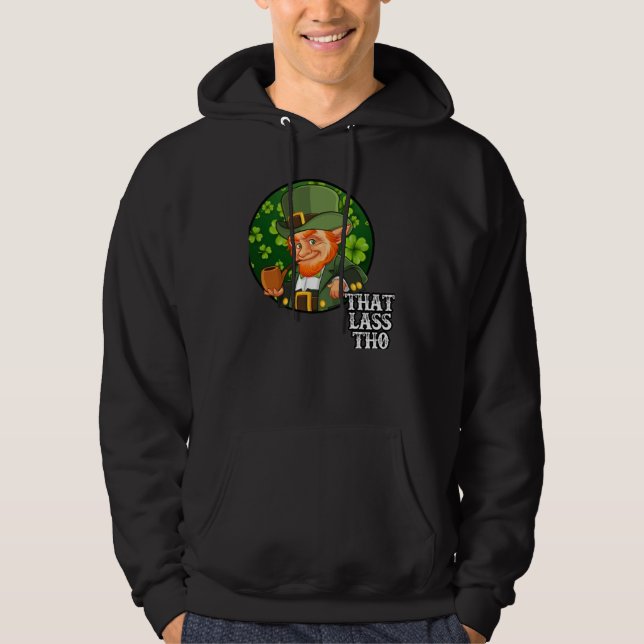 Veste À Capuche Leprechaun de la Saint-Patrick Cette fille là (Devant)