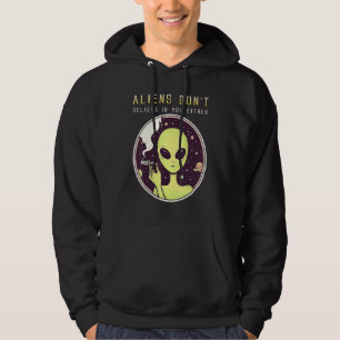 Veste À Capuche Les Aliens Ne Croient Pas En Vous Ni À Hunter Spac