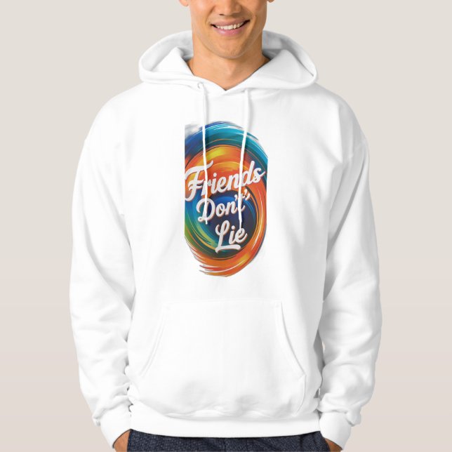 Veste À Capuche Les amis ne mentent pas (Devant)