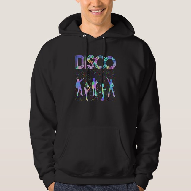 Veste À Capuche Les années 70 d'équipement Disco (Devant)