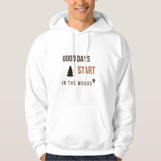 Veste À Capuche Les bons jours commencent dans le maillot forestie