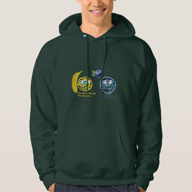 VESTE À CAPUCHE LES BONS SAINS (Devant)
