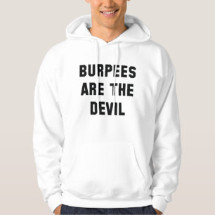 Veste À Capuche Les Burpees sont le diable