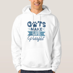 Veste À Capuche Les chats rendent la vie parfaite