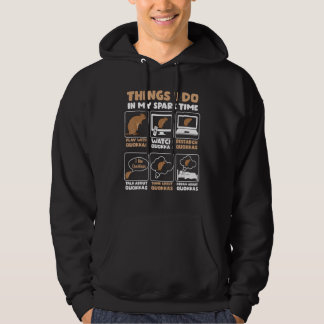 Veste À Capuche Les Choses Que Je Fais Dans Mes Quokkas De Temps D
