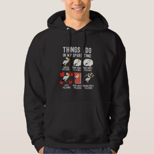 Veste À Capuche Les Choses Que Je Fais Dans Mon Temps Libre, Les P
