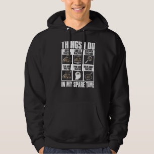 Veste À Capuche Les Choses Que Je Fais Dans Mon Tracteur De Temps