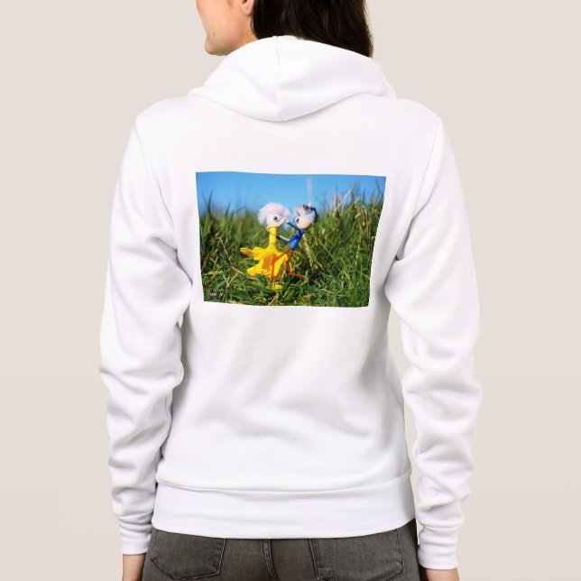 Veste À Capuche Les couples de Fubby qui dansent très activement. (Dos)